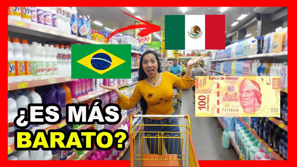 Compras en Brasil con 100 Pesos Mexicanos