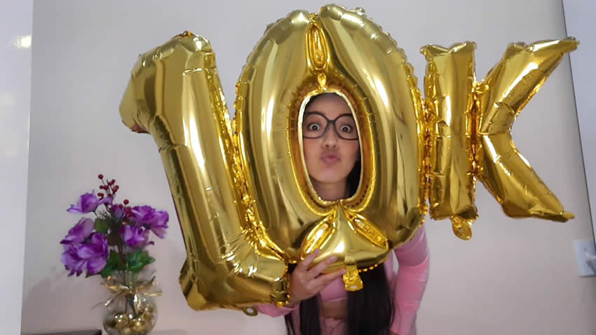 Maribella logra los 10.000 Subscriptores en Youtube
