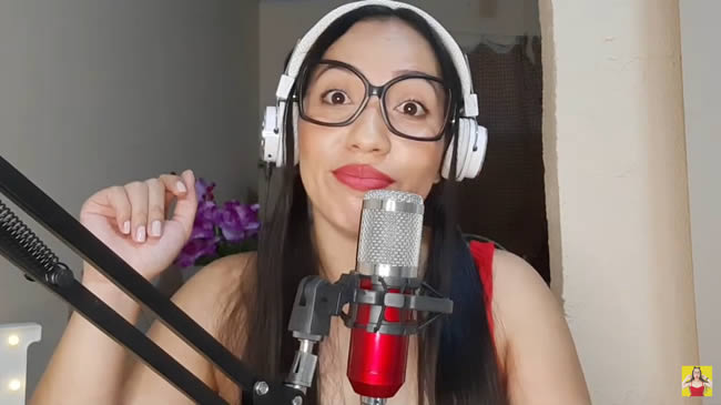 Maribella Prueba su Nuevo Micrófono